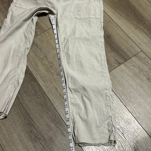 Frank & Eileen Jameslon Utility Cropped Fray Hem Pants Size 2 - Picture 8 of 15